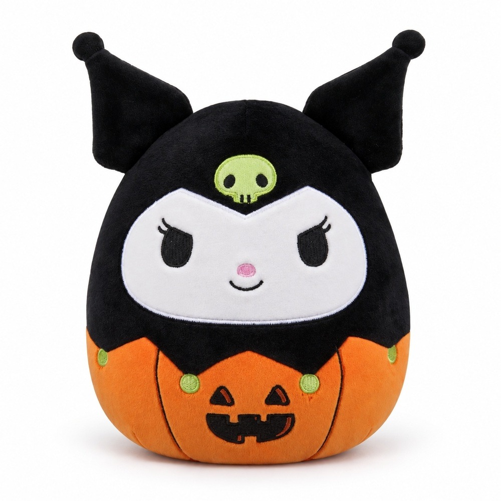 Squishmallows Kuromi Pumpkin 8" Halloween Sanrio Plush NWOT